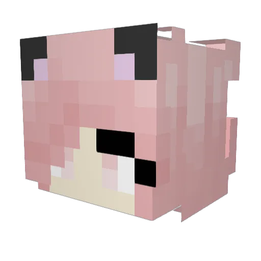 YusukeU69 Minecraft avatar head, 3D render