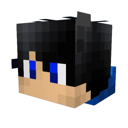 YusyGames Minecraft avatar head, 3D render