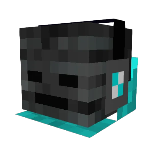 Yut691 Minecraft avatar head, 3D render