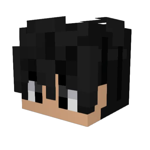 Yutsch Minecraft avatar head, 3D render