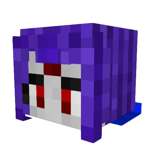 YuuKun666 Minecraft avatar head, 3D render