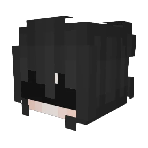 Yuu_Tosaka Minecraft avatar head, 3D render