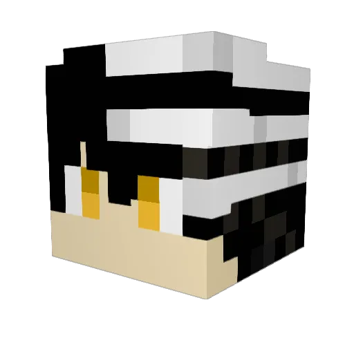 Yuuichi_Senpai Minecraft avatar head, 3D render