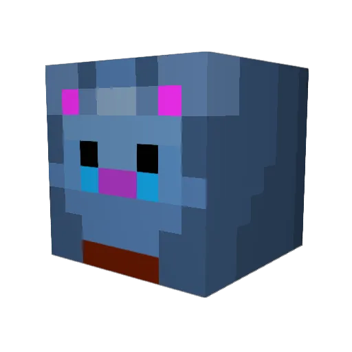 Yuumimain123 Minecraft avatar head, 3D render
