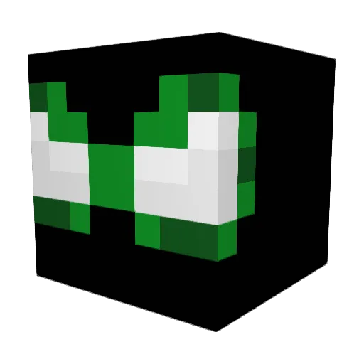 Yuz0Frizzle Minecraft avatar head, 3D render