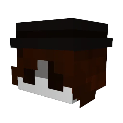 Yuzz_underscore Minecraft avatar head, 3D render