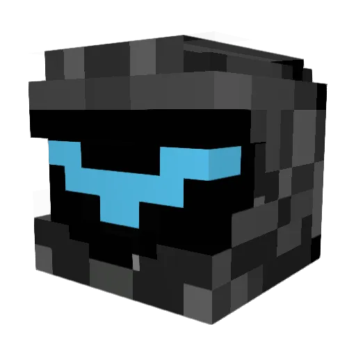 Yveltalx1 Minecraft avatar head, 3D render