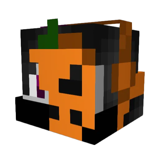Yven7127 Minecraft avatar head, 3D render