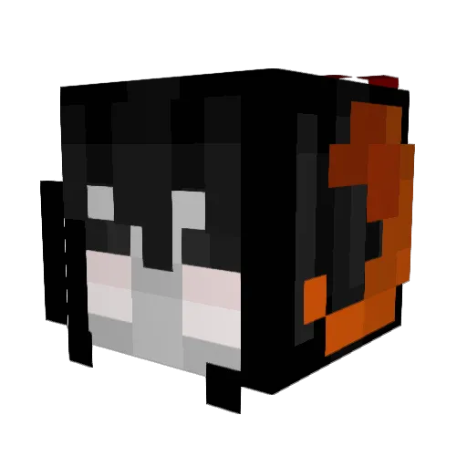 YvesHam Minecraft avatar head, 3D render