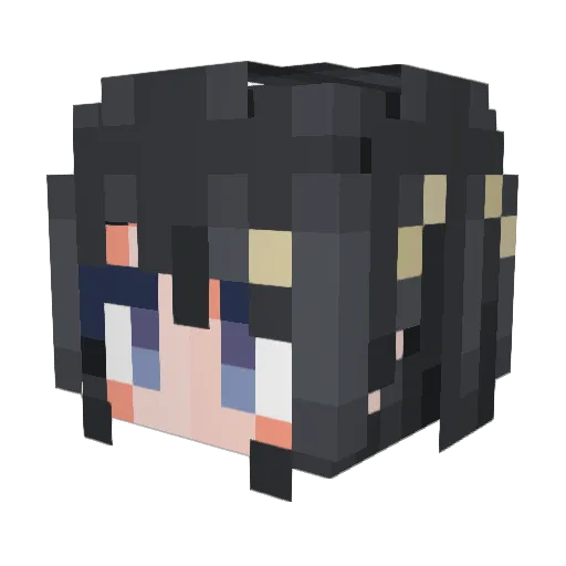 YvngEdi Minecraft avatar head, 3D render