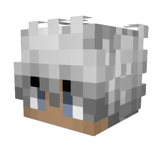 YvngFade Minecraft avatar head, 3D render