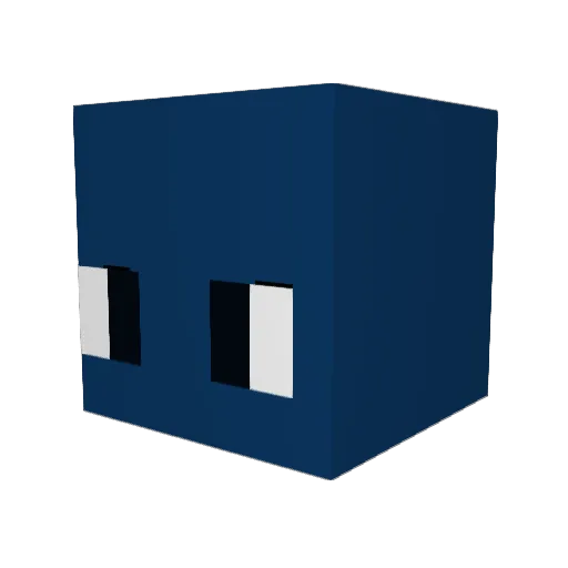 YvngTurtle Minecraft avatar head, 3D render