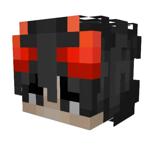 Yvngravy Minecraft avatar head, 3D render