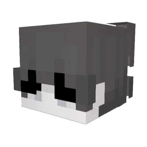 YvungBlessed Minecraft avatar head, 3D render