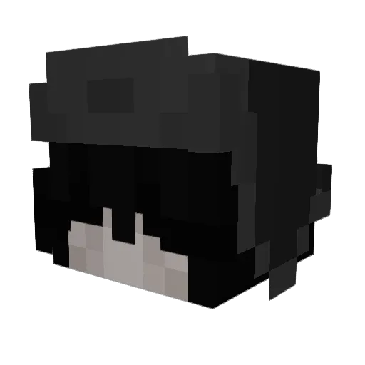 Ywfg Minecraft avatar head, 3D render