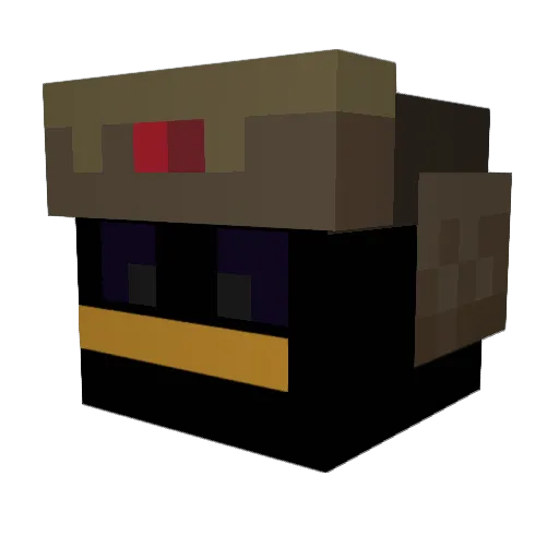 YwoutT Minecraft avatar head, 3D render