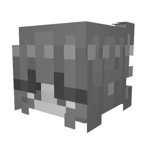 Yxang Minecraft avatar head, 3D render
