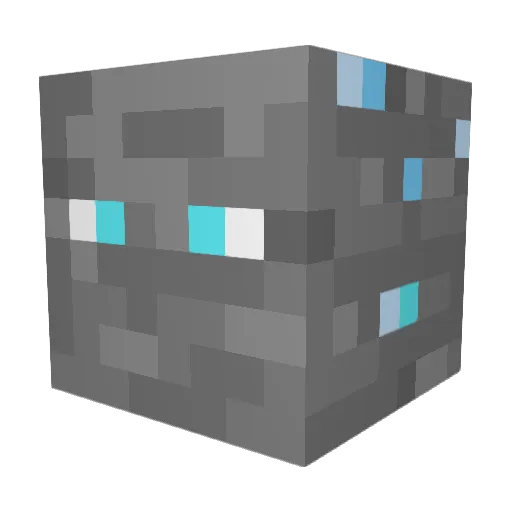 Yxio Minecraft avatar head, 3D render
