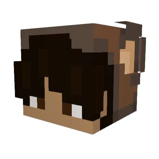 YxngJune Minecraft avatar head, 3D render