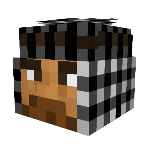 YxngTrixx_ Minecraft avatar head, 3D render