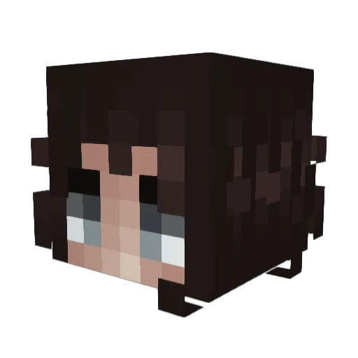 Yxngknightmare Minecraft avatar head, 3D render