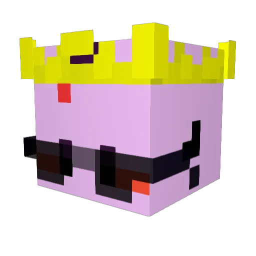 Yxoudy Minecraft avatar head, 3D render