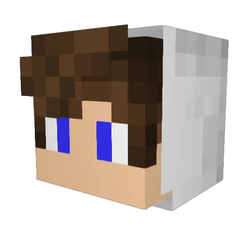 Yxselon Minecraft avatar head, 3D render