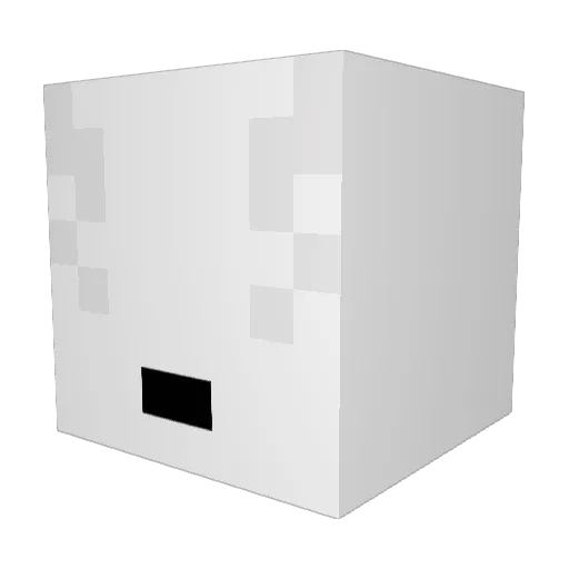Yxuity101 Minecraft avatar head, 3D render