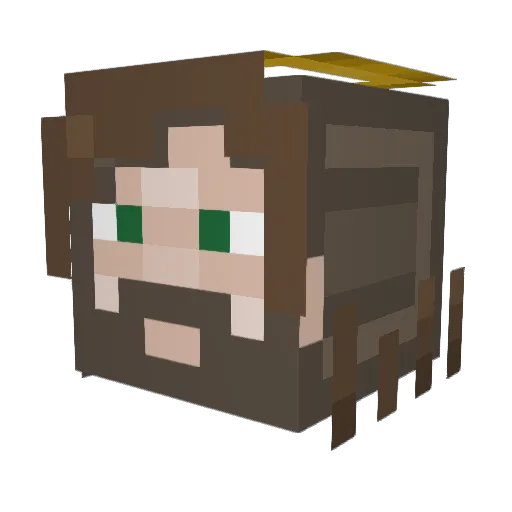 YyForever6 Minecraft avatar head, 3D render