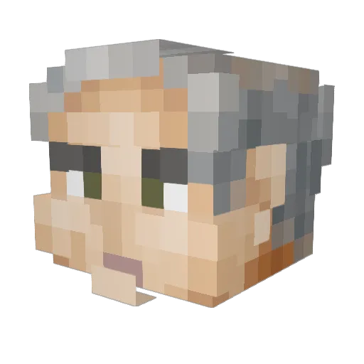 Yy_Alex_yY Minecraft avatar head, 3D render