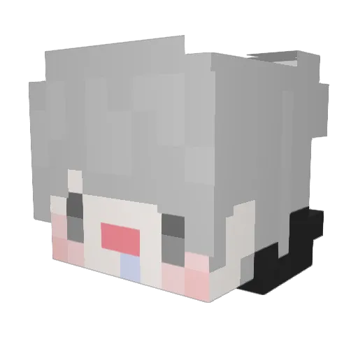 Yyan_tw Minecraft avatar head, 3D render
