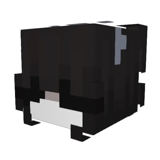 Yz1k Minecraft avatar head, 3D render