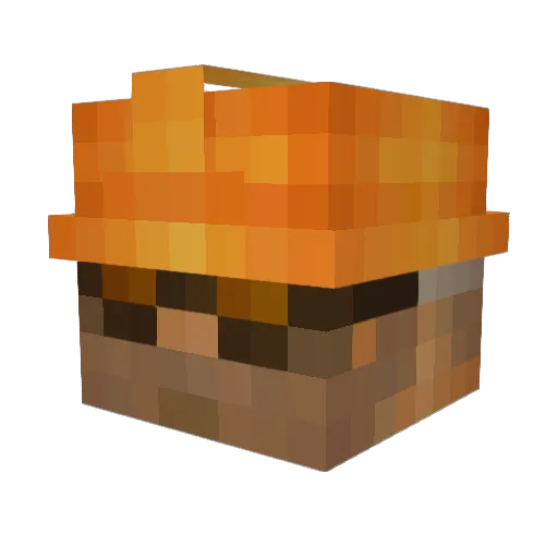 YzEnZ Minecraft avatar head, 3D render