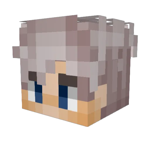 Z0LDR0 Minecraft avatar head, 3D render
