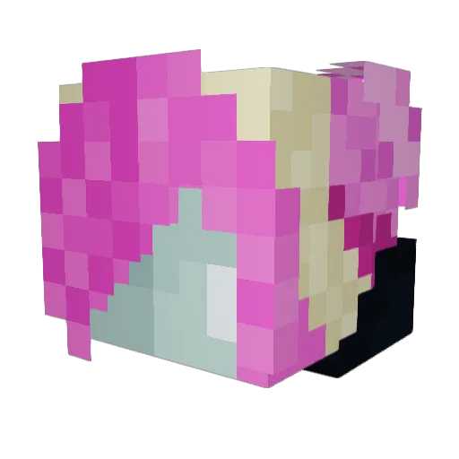 Z0MB134RC4D3 Minecraft avatar head, 3D render
