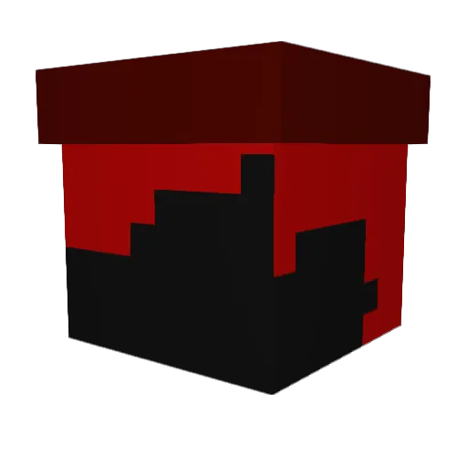 Z0NMC Minecraft avatar head, 3D render