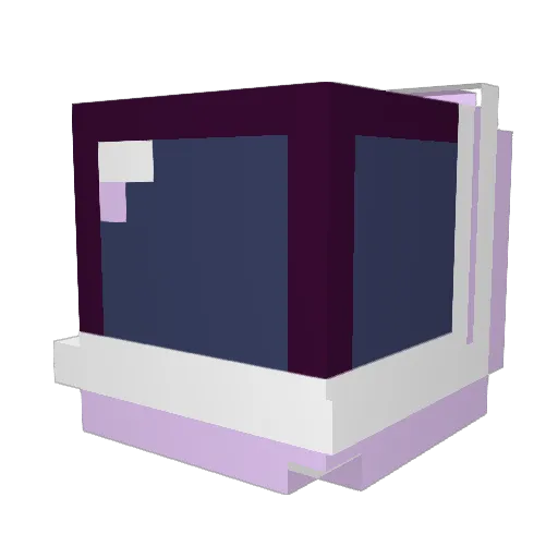Z0VK Minecraft avatar head, 3D render
