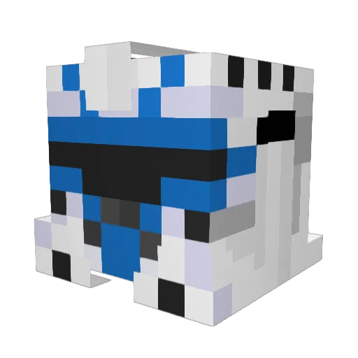 Z0kano Minecraft avatar head, 3D render