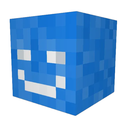 Z0ndaa Minecraft avatar head, 3D render