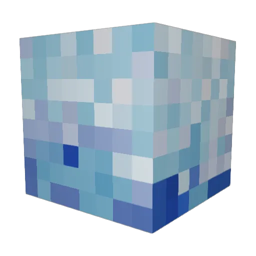 Z0pier Minecraft avatar head, 3D render