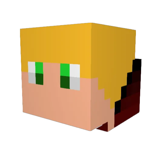 Z0rg3D Minecraft avatar head, 3D render