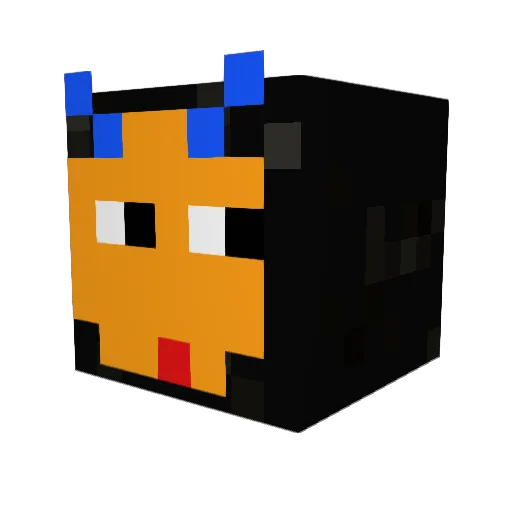 Z1 Minecraft avatar head, 3D render