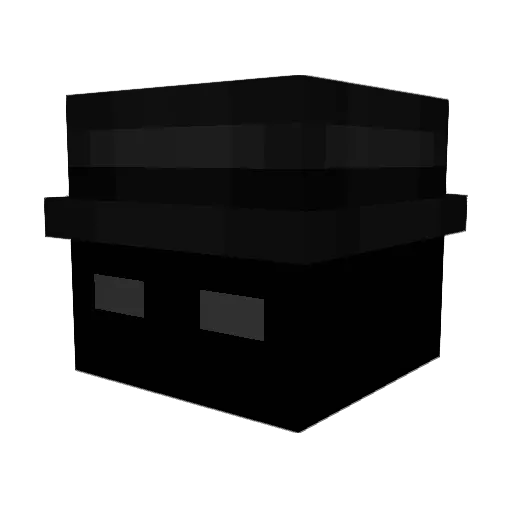 Z1MC Minecraft avatar head, 3D render