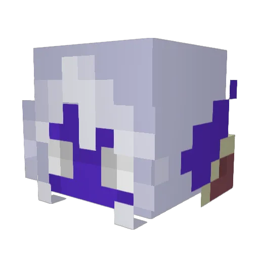 Z1beon Minecraft avatar head, 3D render