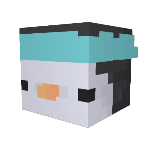 Z1cKD1nAmIT Minecraft avatar head, 3D render