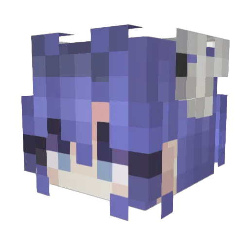 Z1ephyrus Minecraft avatar head, 3D render