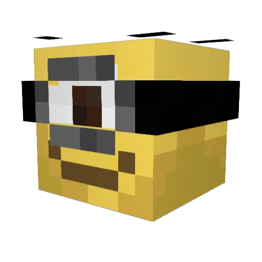 Z1nith Minecraft avatar head, 3D render