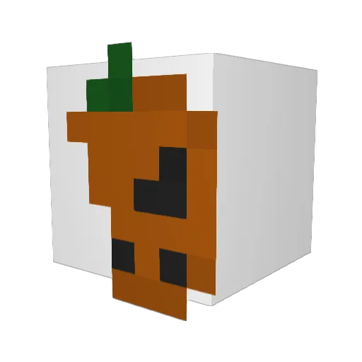 Z1onx Minecraft avatar head, 3D render