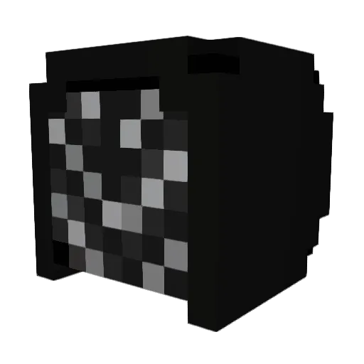 Z3DY Minecraft avatar head, 3D render