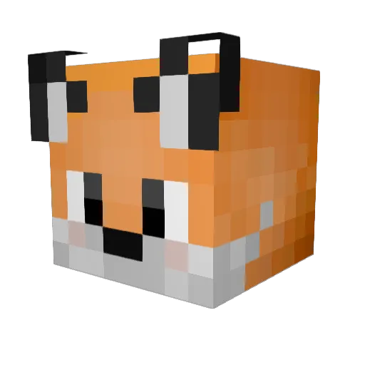 Z3IR0 Minecraft avatar head, 3D render